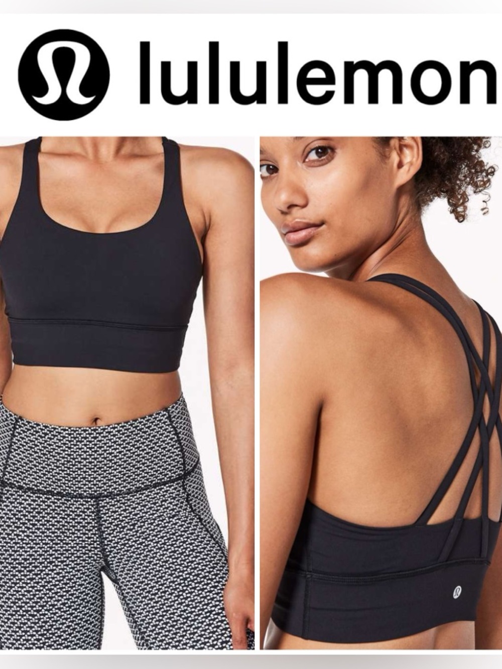 🍋Lululemon Energy Bra *Long Line